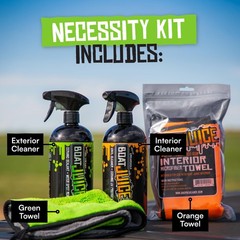 Boat Juice Necessity Boat Cleaner Kit | Exterior Water Spot Remover, Interior…