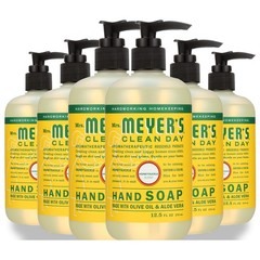 Mrs. Meyers Honeysuckle Scent Liquid Hand Soap 12.5 Fluid Ounce Oz 6 Pack