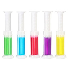 1PC Toilet Cleaner Gel Fresh Flower Toilet Gel Stamp Stops Limescale and Stains