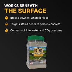 EXIMO Waterless Concrete Cleaner, Oil Stain Remover for Asphalt, Driveway, Ga…
