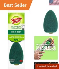 Heavy Duty Dishwand Refills – 14 Recycled Eco-Sponges for Mess-Free Cleaning