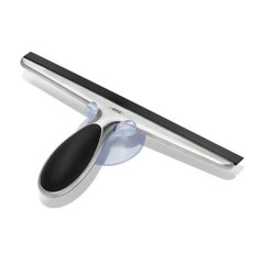 OXO Stainless Steel Squeegee: Durable Bathroom & Window Cleaning Tool with Hook