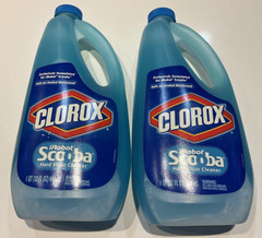 2 Clorox iRobot Scooba Hard Floor Cleaner Solution 32 oz SEALED