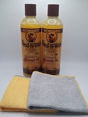 Lot of 2 Howard Feed-N-Wax Wood Polish & Conditioner, 16floz