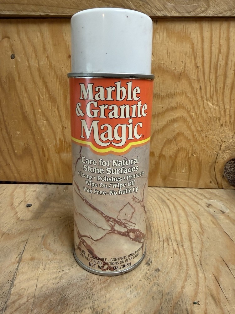 Countertop Magic 13Oz Cleaner Polisher Marble Granite Magic Vintage