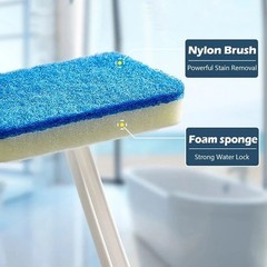 Bathroom Long Handle Brush Wall Floor Scrub Bath Shower Tile Cleaning Tool