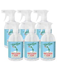 Rebel Green Fruit & Veggie Clean PlantBased Produce Cleaner Natural Fruit a…