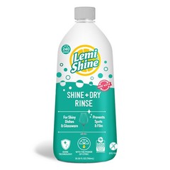 Shine and Dry Natural Dishwasher Rinse Aid – Hard Water Stain Remover – 25.35…