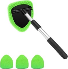 Car Windshield Cleaner Tool, Vehicle Window Detailing Cleaning Ki Color: Green