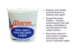 Absorene Book Cleaner and Dirt Eraser (Bundle-2 Items) for Cleaning Dust Off