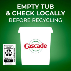 (2 Pack) Cascade Complete ActionPacs 78 Ct Fresh Scent Dishwasher Pods Grease