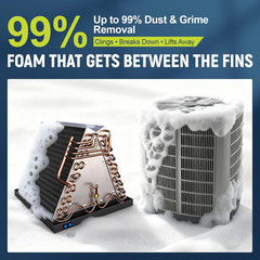 Foaming AC Coil Cleaner: 19 Oz for Evaporators & Condensers | Multi Purpose Foam