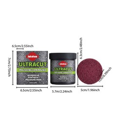 Ultracut Polishing Compound,Surface Restoration Polish With Pad 100G~USA STOCK