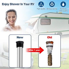SET RV Water Heater Anode Rod & Flush Wand Tank Rinser 9.25″ For Suburban 232767