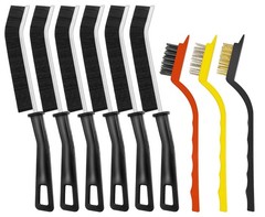 9PCS Crevice Cleaning Brush, Hard Bristle Scrub Brushes Tools
