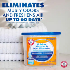 14 Oz. Moisture Absorber and Odor Eliminator, Fragrance Free Free Shipping New