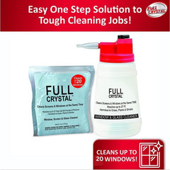 Window Cleaner Refill, 2 X 4Oz Powder, Cleans up to 40 Windows