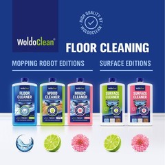 Robot Mop Floor Cleaning Solution 25 oz – Low Foam Concentrate, Compatible with