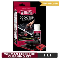 Weiman Cook Top Complete Cleaning Kit – Essentials for Glass/Ceramic Stoves