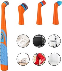 4 in 1 Electric Scrubber Portable Cleaning Brush Bathroom Kitchen Multifunction