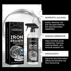 3X Iron Eraser Rust Remover Spray, Car Wheel Paint Brake Dust Fast Cleaner 120ml