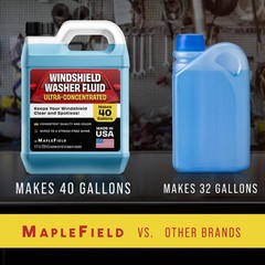 Maplefield – Windshield Washer Fluid Concentrate – All-Season, Streak-Free Ca…
