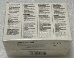 MAXELL USA DOUBLE SIDED CREDIT MAGNETIC CARD READER CLEANER & ATM MACHINE 50 PCS