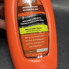 Shark Wood And Hard Floor Polish 16 fl oz High Gloss Restores and Protects New