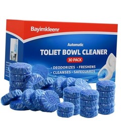 Septic Safe Toilet Cleaner Tablets, Stain Remover & Deodorizer -(PACK) 30