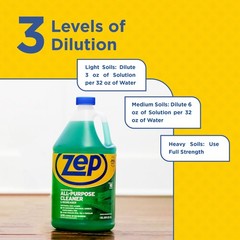 Zep All-Purpose Cleaner and Degreaser Concentrate 1 Gal (Case of 4) Professional