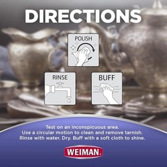 Weiman Jewelry Polish Cleaner, Tarnish Remover Wipes For silver & Gold 20