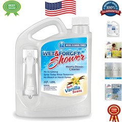 Weekly Application Shower Cleaner, 64 Oz – Fume-Free, Vanilla Scented Solution