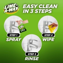 Lemon Scented Hard Water Stain Remover Spray – Tackles Rust & Calcium Quickly