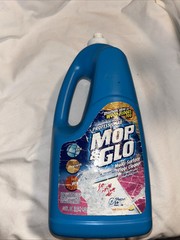 Vintage Original Mop & Glo Floor Shine Cleaner 64oz % 80 Full
