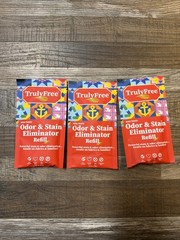 Truly Free Odor & Stain Eliminator Refill – 3 oz – Lot of 3
