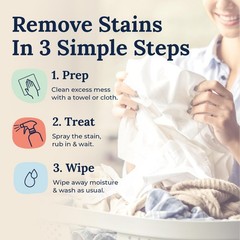 Messy Eater Stain Remover Spray & Refill Pouch – 16oz Each, Tough on Stains
