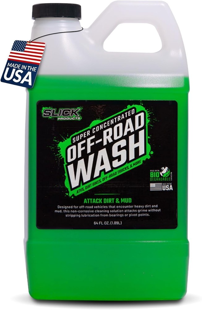 Slick Products Total Off-Road Wash Super Concentrate – Thick Foaming Car Wash So