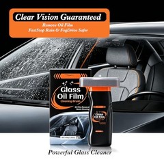Glass Oil Film Remover for Car – 100g/3.53oz Windshield Cleaner Paste with