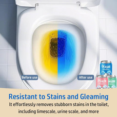 Beverage Can Toilet Bowl Cleaner,Septic Toilet Bowl Tablets in Bottles, Automati