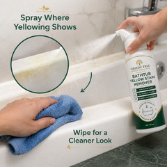 Bathtub Yellow Stain Remover Spray For Cleaner Looking Bathroom Surfaces