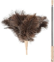 Extendable Cleaning Duster 94 Inch Long Telescoping Ostrich Feather Dusters W/