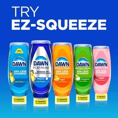 Detergente lavavajillas, elimina grasa, jazmín silvestre, 6×18 onzas líquidas.