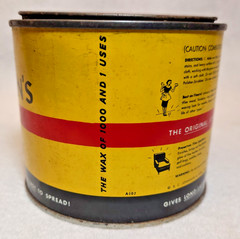 SC Johnson Paste Wax Original Discontinued Formula 1lb Can 90%+ Full, 19+oz