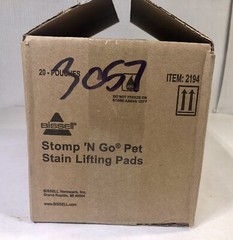 Bissel Stomp ‘N Go Pet Lifting Pads + Oxy Stain Carpet Rug Cleaning, 20 Pack
