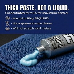 Flitz Metal Polish Paste – 1.76oz USA-Made for Solid 0.11 lb, Blue