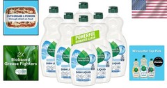 Pack of 6 Seventh Generation Dish Soap – Free & Clear, 19 oz, Safe for Families