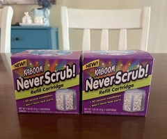 New Kaboom Never Scrub Refill Cartridges Lot Of 2 35097 Drop-In 1.65oz, 47g