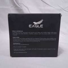 Eagle Leather Boot Oil 8.45oz w/ Applicator & Towel for Boots Bags Jackets