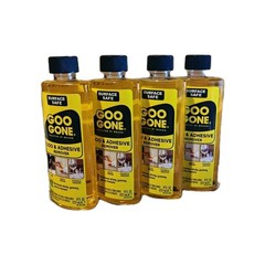 Lot Of 4 Goo Gone Goo And Adhesive Remover, 8 fl oz each