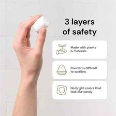 Grab Green 60 Count Dishwasher Detergent Pods Fragrance Free Natural Clean